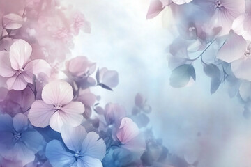 a wallpaper of a collection of flowers on a sunny day