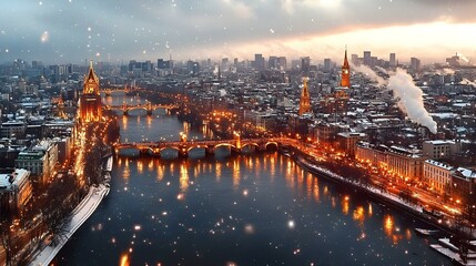 Obraz premium City scene