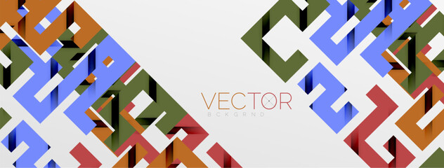 Color bend lines with shadow texture effect. Vector Illustration For Wallpaper, Banner, Background, Card, Book Illustration, landing page