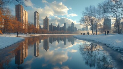 Fototapeta premium City scene