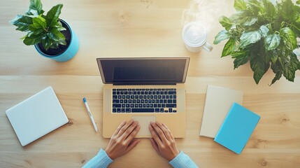 The Workspace with Laptop