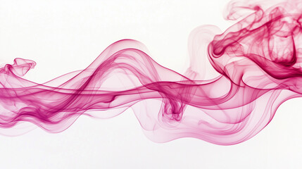 A abstract colorful smoke on white background