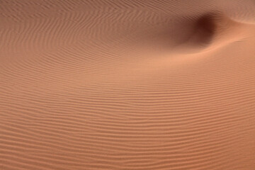 Sahara dunes, waves in the sand