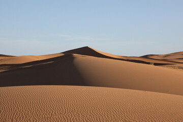Sahara dunes,near Morocco, North Africa