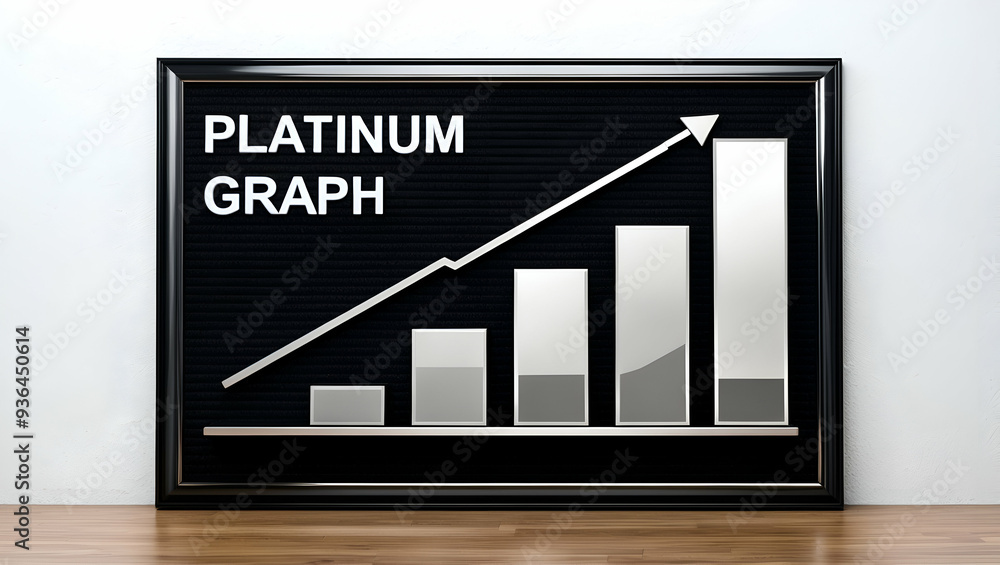 Poster 3d flying rocket and graph with strategy concept - vector design for business scaling strategy, rock