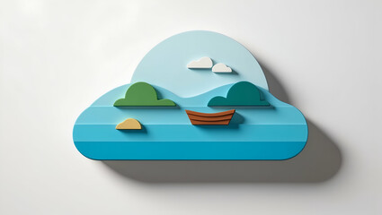 3D Vector Illustration of Isolated Briefcase and Bar Chart Profits Concept - Financial Success in Scaling Business Icon on White Background