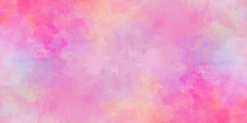 abstract colorful background with bokeh .Delicate sepia background with paint stains watercolor texture .subtle watercolor pink yellow blue gradient illustration.	
