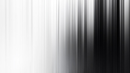 Obraz premium Blurred shadow overlay on a white background, with vertical lines of light and dark. An abstract background with soft stripes, in a monochrome, grey palette. 