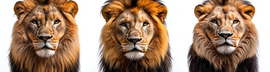 Fototapeta premium Majestic Lion Portraits.