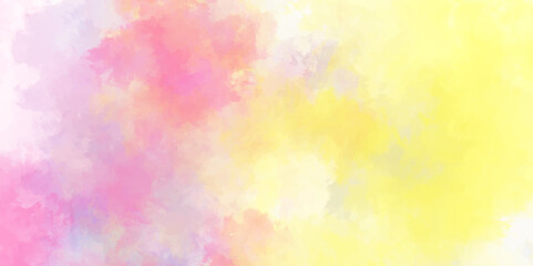 abstract colorful background with bokeh .Delicate sepia background with paint stains watercolor texture .subtle watercolor pink yellow blue gradient illustration.	
