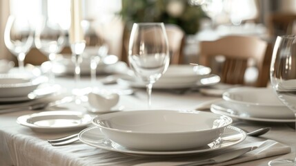 Fototapeta premium Elegant Table Setting