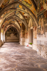 Obraz premium Cathedral cloister in Brixen in South Tyrol, Italy.