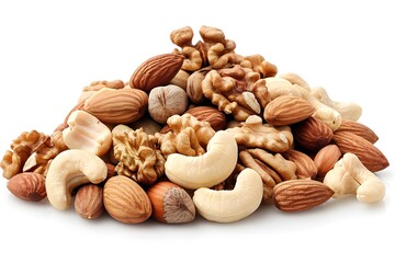 A Colorful Assortment of Mixed Nuts for Healthy Snacking