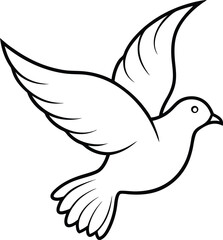 dove of peace isolated