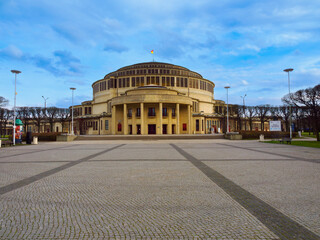 2024-02-26;  Hala Stulecia or Centennial Hall is a historic building used for exhibitions and...