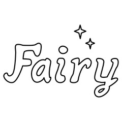 Fairy Outline