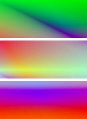 Fototapeta premium set of Abstract fashion colorful gradient light dark green bright paper luxury wallpaper. Noisy grainy texture background