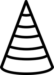 Birthday Hat Outline