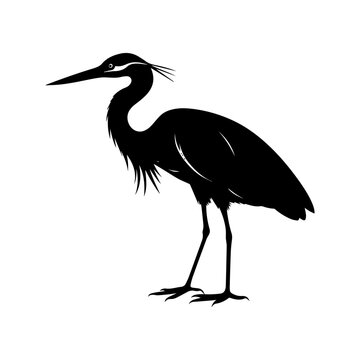 recommend clip art: heron silhouette