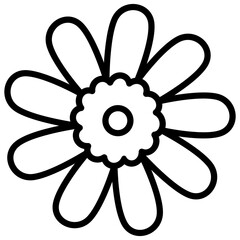 Flower Outline