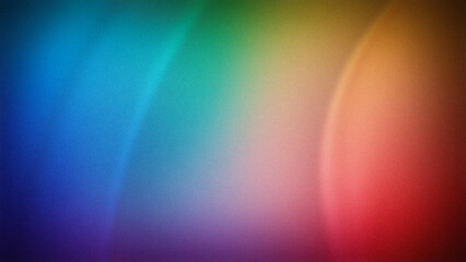 Vibrant multi-color gradient with a grainy texture, blending blue, green, yellow, and red tones. Perfect for dynamic 4K wallpapers, banners, and creative designs