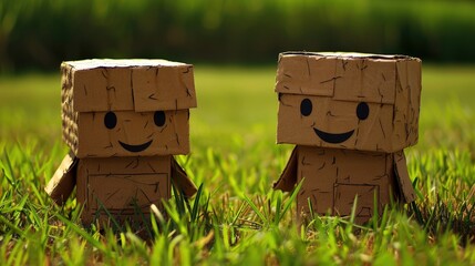 wooden doll in the park, toys, art, illustration, wallpaper