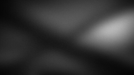 A sleek, grayscale gradient background with smooth transitions from dark to light shades. Featuring a grainy texture, this design is perfect for modern, minimalistic visuals or professional backdrops