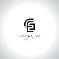 GE, EG, G, E Alphabet Letters Monogram Logo Design. Initial Vector Symbol.