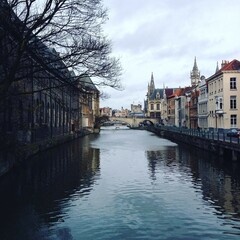 Fototapeta premium Waters of Gent