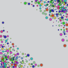 Underwater fizzing bubbles texture isolated on transparent background. Liquid colors. Banner or sign design