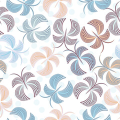 Seamless fluorescent fantasy pattern with sun, butterfly, paint brush strokes, spattered paint of neon bright colors.  Spring or summer drawing. Floral graphic pattern art