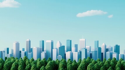 A smart city ecosystem where everything from transport to waste is managed sustainably by AI, urban development, sustainability, technological innovation