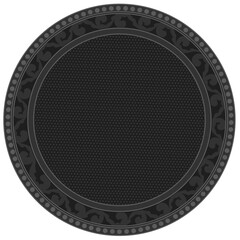 Floral ornamented frame; old style ornate decoration