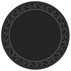 Floral ornamented frame; old style ornate decoration