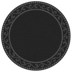 Floral ornamented frame; old style ornate decoration