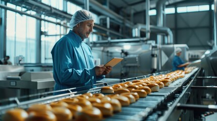 The bakery production line