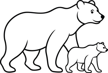 illustration of cartoon bear