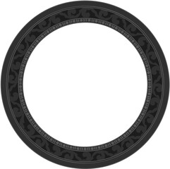 Floral ornamented frame; old style ornate decoration