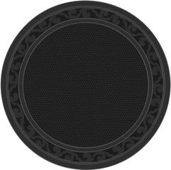 Floral ornamented frame; old style ornate decoration