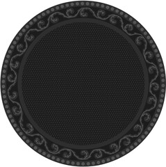 Floral ornamented frame; old style ornate decoration