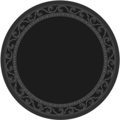 Floral ornamented frame; old style ornate decoration