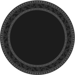 Floral ornamented frame; old style ornate decoration