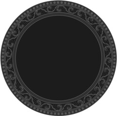 Floral ornamented frame; old style ornate decoration