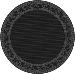 Floral ornamented frame; old style ornate decoration