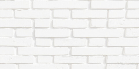 Background texture of white brick wall. White brick wall vector background. white brick wall texture background. White brick wall background seamless pattern. Old vintage white brick wall texture/