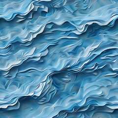 Fototapeta premium Textured Monochromatic Blue Repeating Pattern