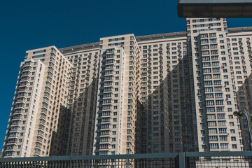 Fototapeta premium High-rise building on a background sky