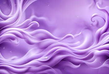 Obraz premium Flowing purple violet and white abstract background with soft, wavy shapes and subtle sparkles, silk like waves and smoothness