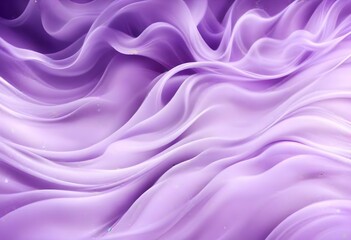 Obraz premium Flowing purple violet and white abstract background with soft, wavy shapes and subtle sparkles, silk like waves and smoothness