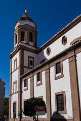 Parish Socorro church (Parroquia de Nuestra Senora del Socorro) in the Plaza del Socorro. Ronda, Spain.